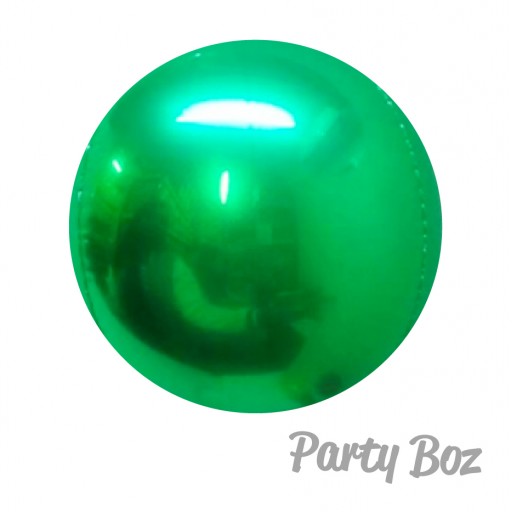 3D 圓形鋁膜氣球 (綠色)